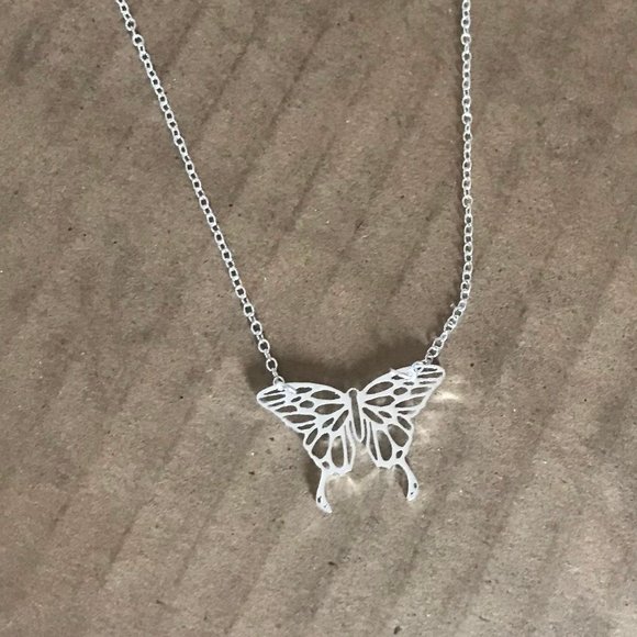Stainless Steel Butterfly Necklace